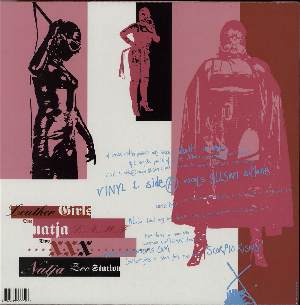 Death In Vegas Leather Girls UK 12" vinyl single (12 inch record / Maxi-single) 743219533616