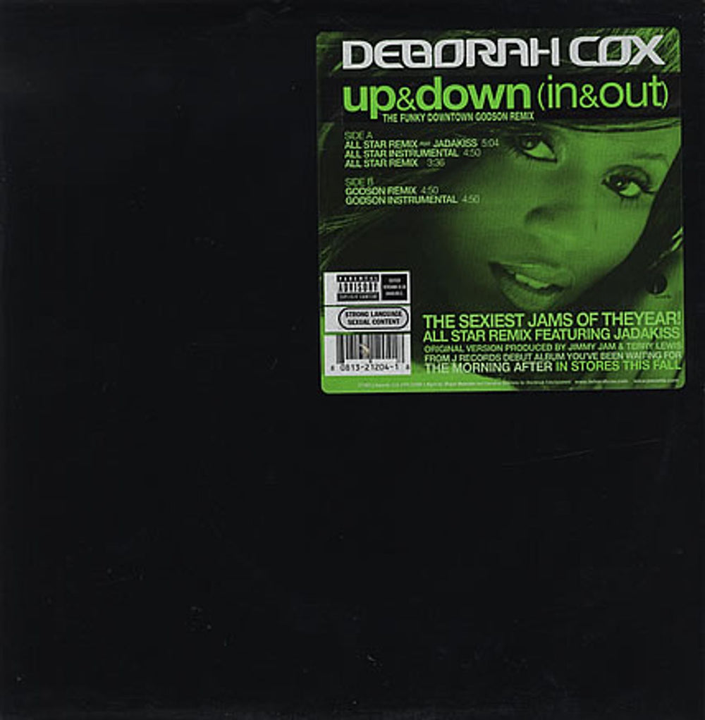 Deborah Cox Up & Down [In & Out] - The Funky Downtown Godson Remix US 12" vinyl single (12 inch record / Maxi-single) 8081321204