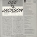Dee D. Jackson Sky Walking Japanese Promo 7" vinyl single (7 inch record / 45)
