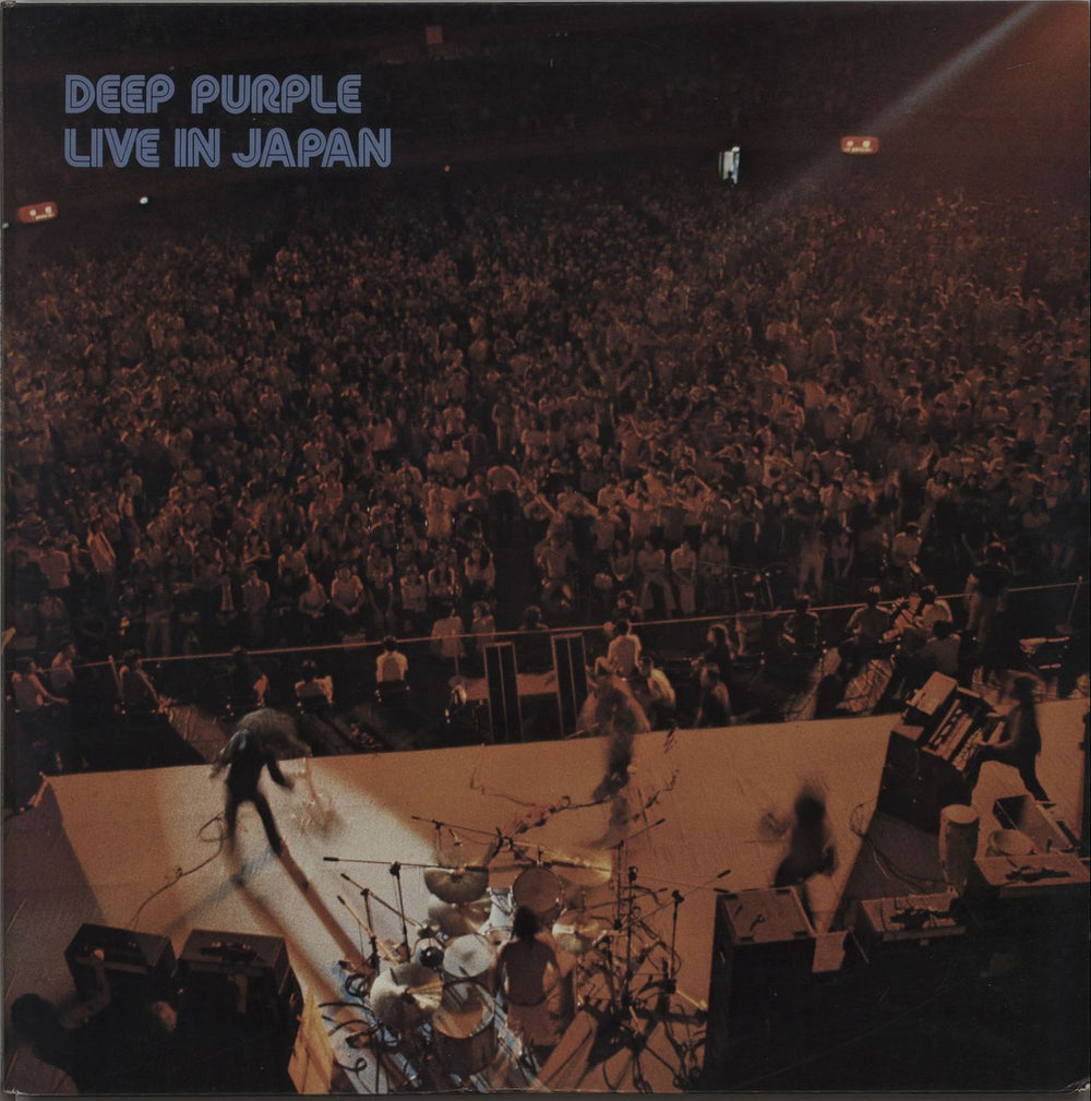 Deep Purple Live In Japan - 1st Japanese 2-LP vinyl record set (Double LP Album) P-5066~7W