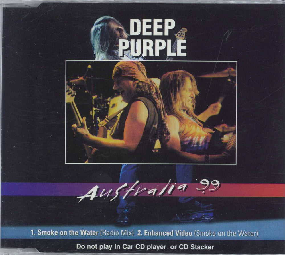 Deep Purple Smoke On The Water - Shaped CD Australian CD single (CD5 / 5") DP002