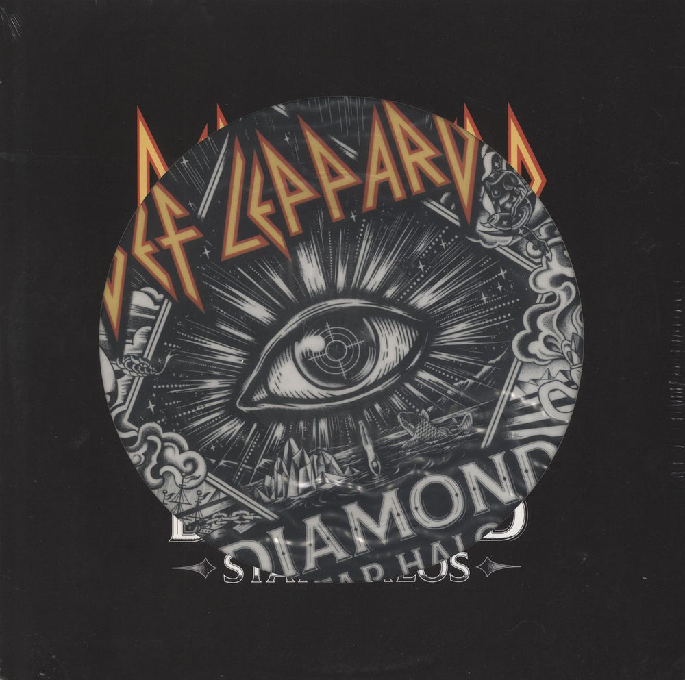 Def Leppard Diamond Star Halos - Sealed UK picture disc LP (vinyl picture disc album) 3894517