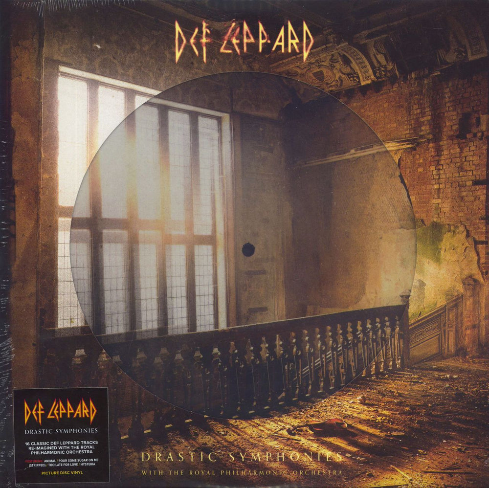 Def Leppard Drastic Symphonies - Sealed UK picture disc LP (vinyl picture disc album) 00602445663415