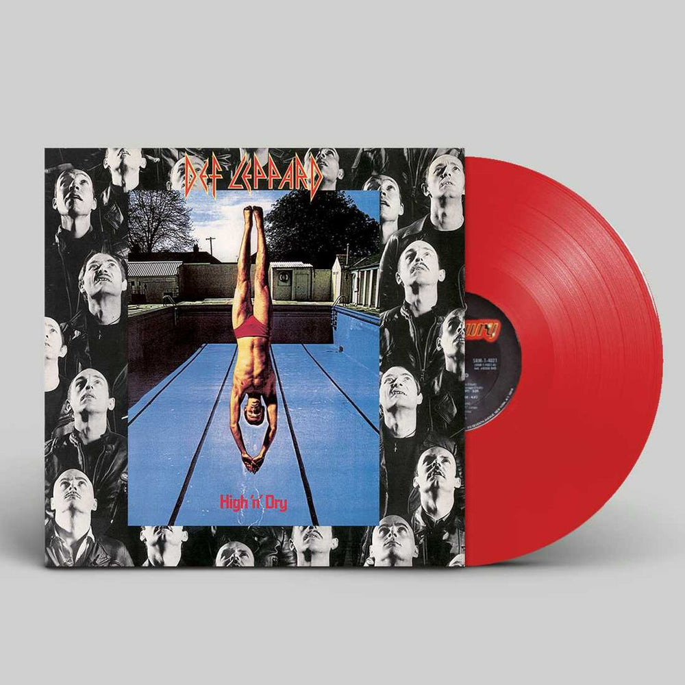 Def Leppard High 'N' Dry - Red Vinyl - Sealed UK vinyl LP album (LP record) 7793202