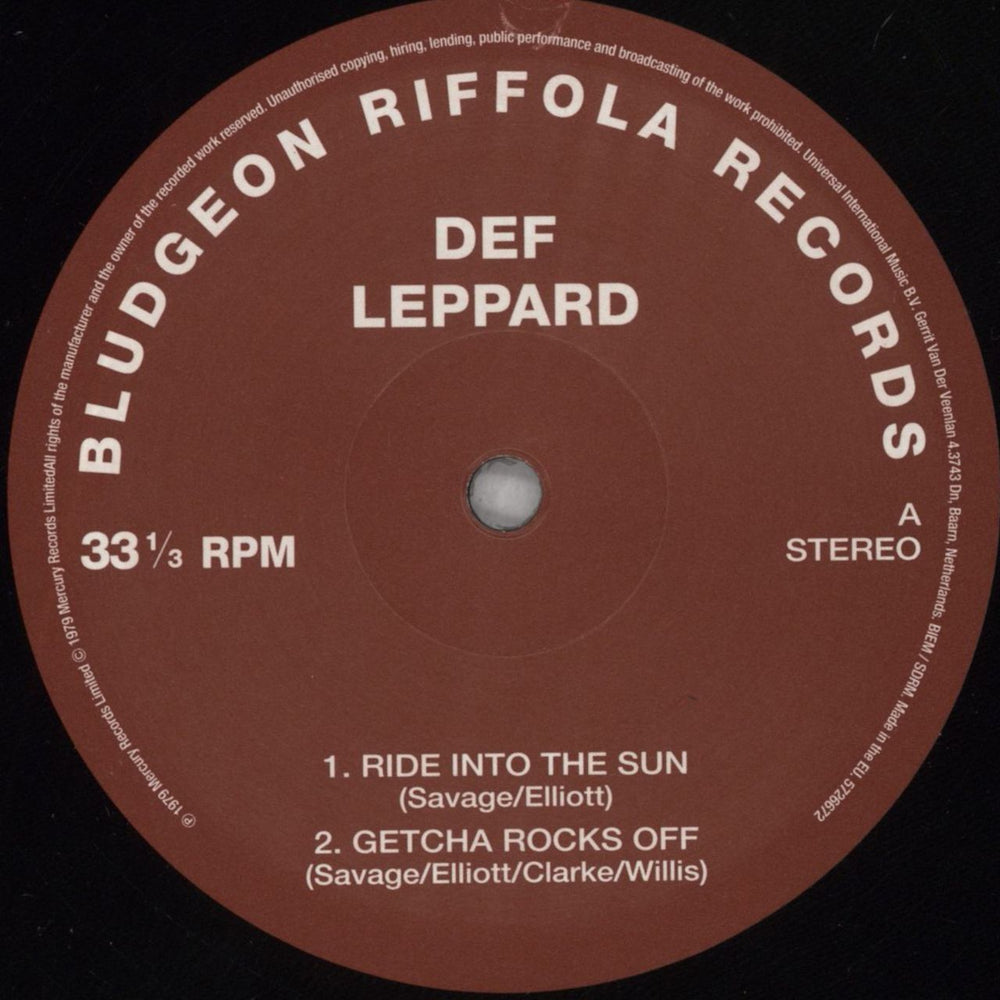 Def Leppard The Def Leppard E.P. - RSD17 UK 12" vinyl single (12 inch record / Maxi-single) DEF12TH825390