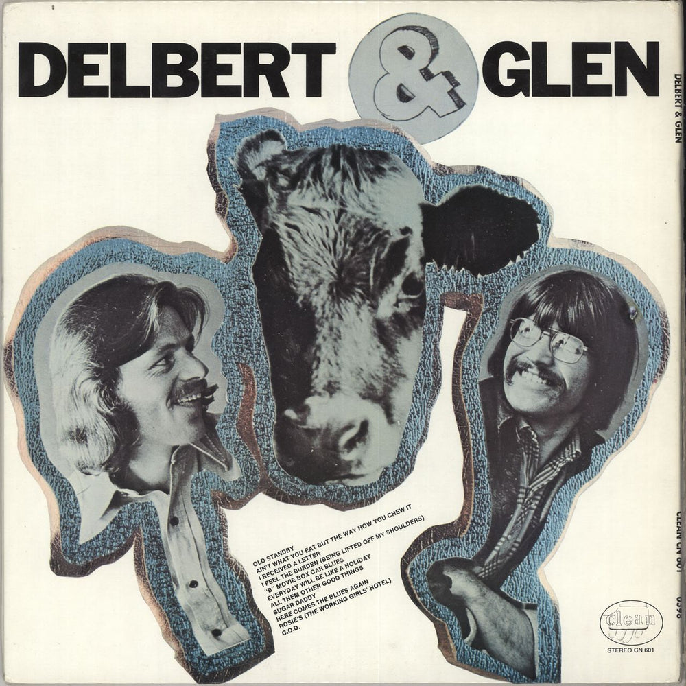 Delbert & Glen Delbert & Glen US vinyl LP album (LP record)