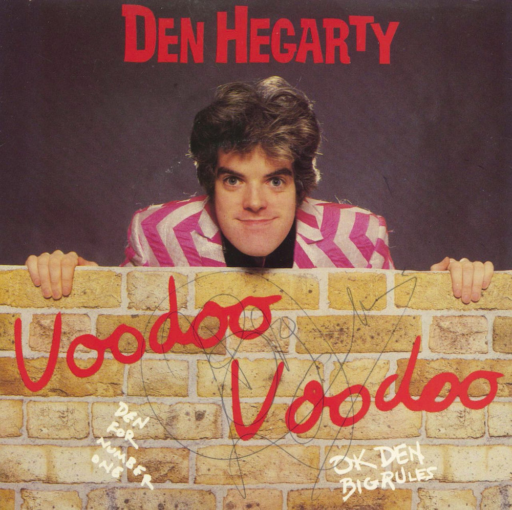 Den Hegarty Voodoo Voodoo - A Label - Autographed UK Promo 7" vinyl single (7 inch record / 45) MAG143