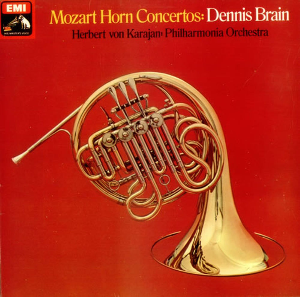Dennis Brain Mozart Horn Concertos Dutch vinyl LP album (LP record) ASD1140