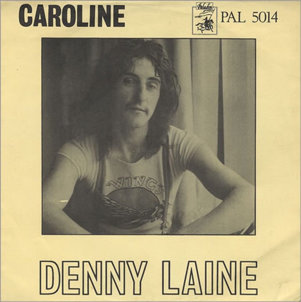 Denny Laine Caroline UK Promo 7" vinyl single (7 inch record / 45) PAL5014