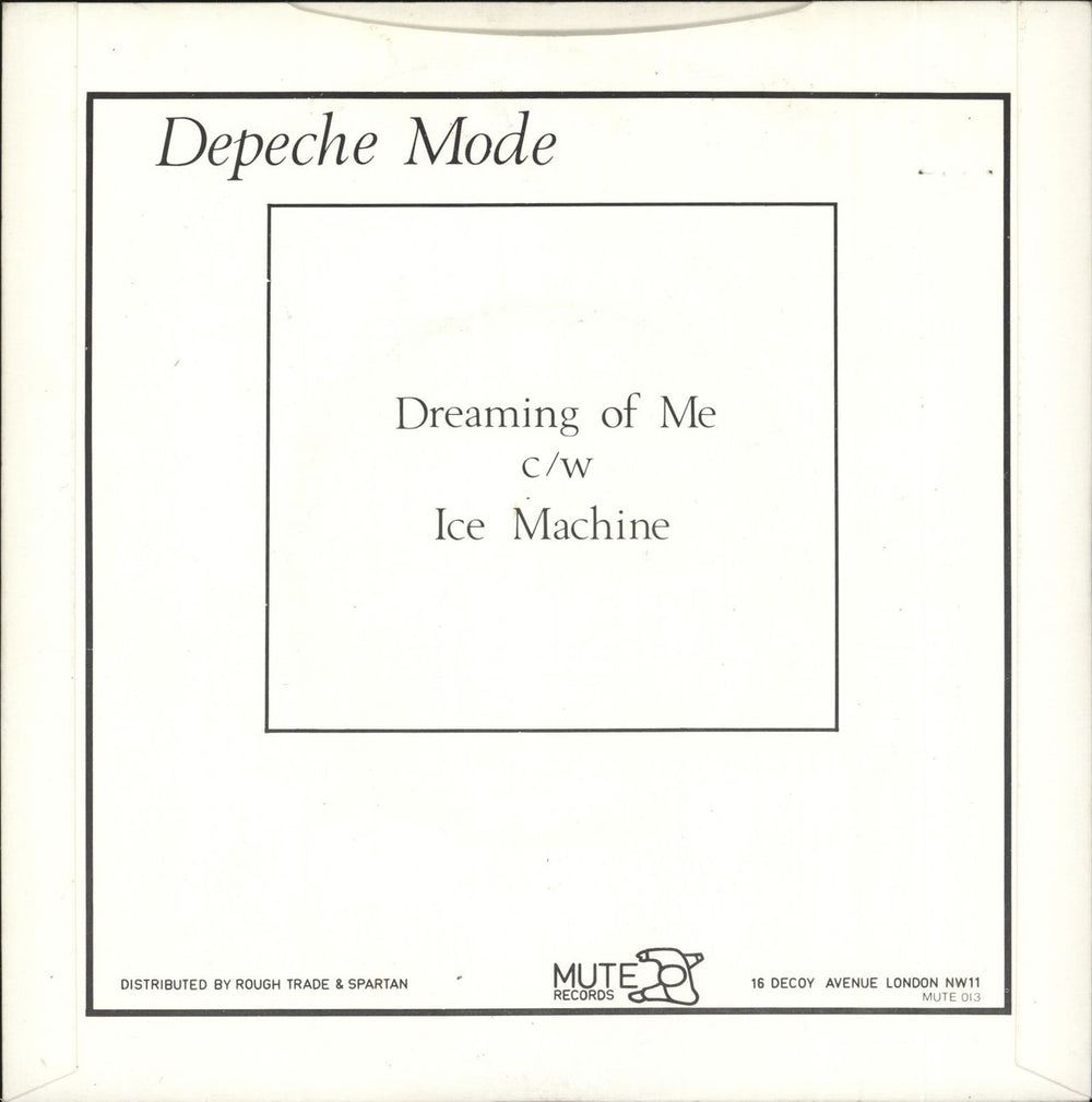 Depeche Mode Dreaming Of Me - VG UK 7" vinyl single (7 inch record / 45)