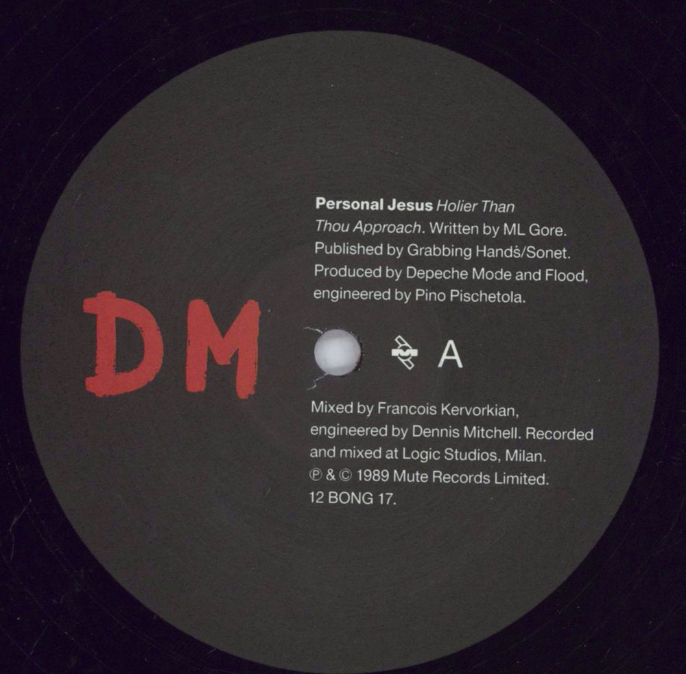 Depeche Mode Personal Jesus - Price stickered UK 12" vinyl single (12 inch record / Maxi-single) DEP12PE829823