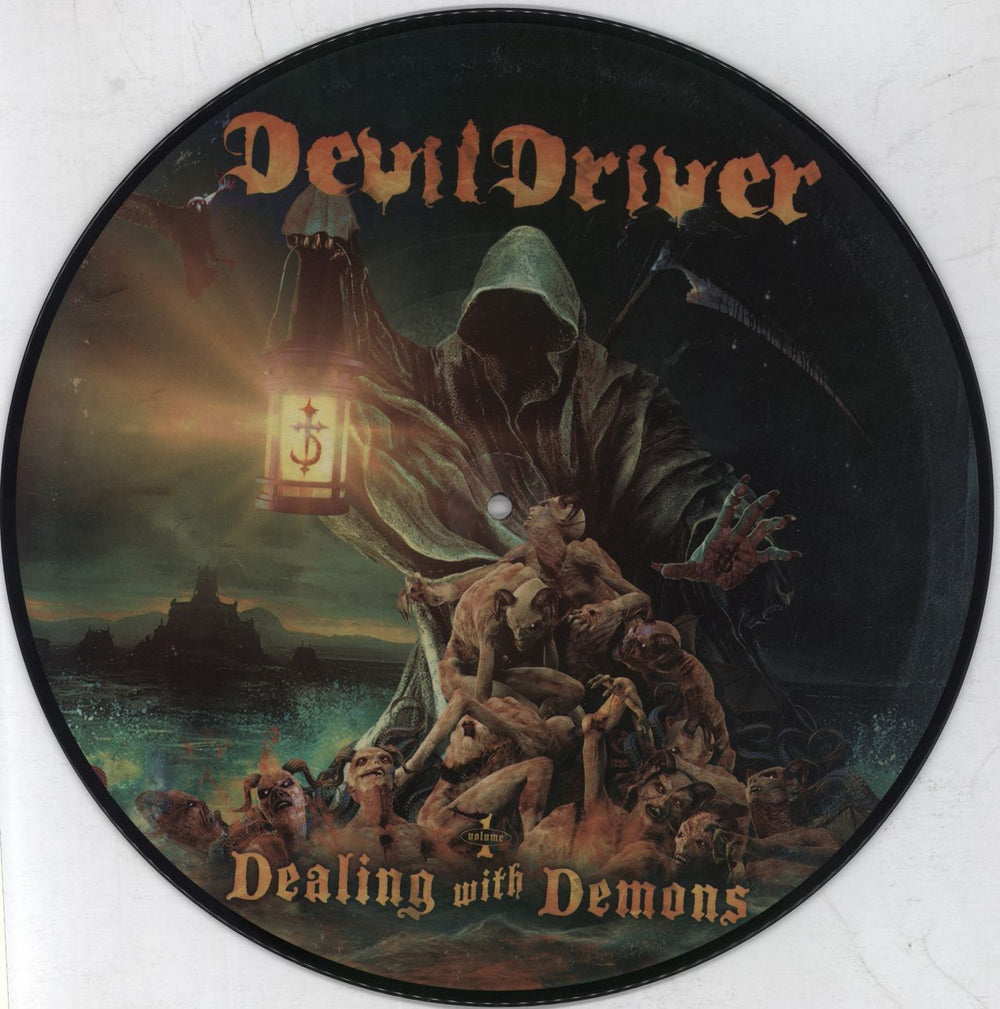 DevilDriver Dealing With Demons: Volume I UK picture disc LP (vinyl picture disc album) 1Q0PDDE817535