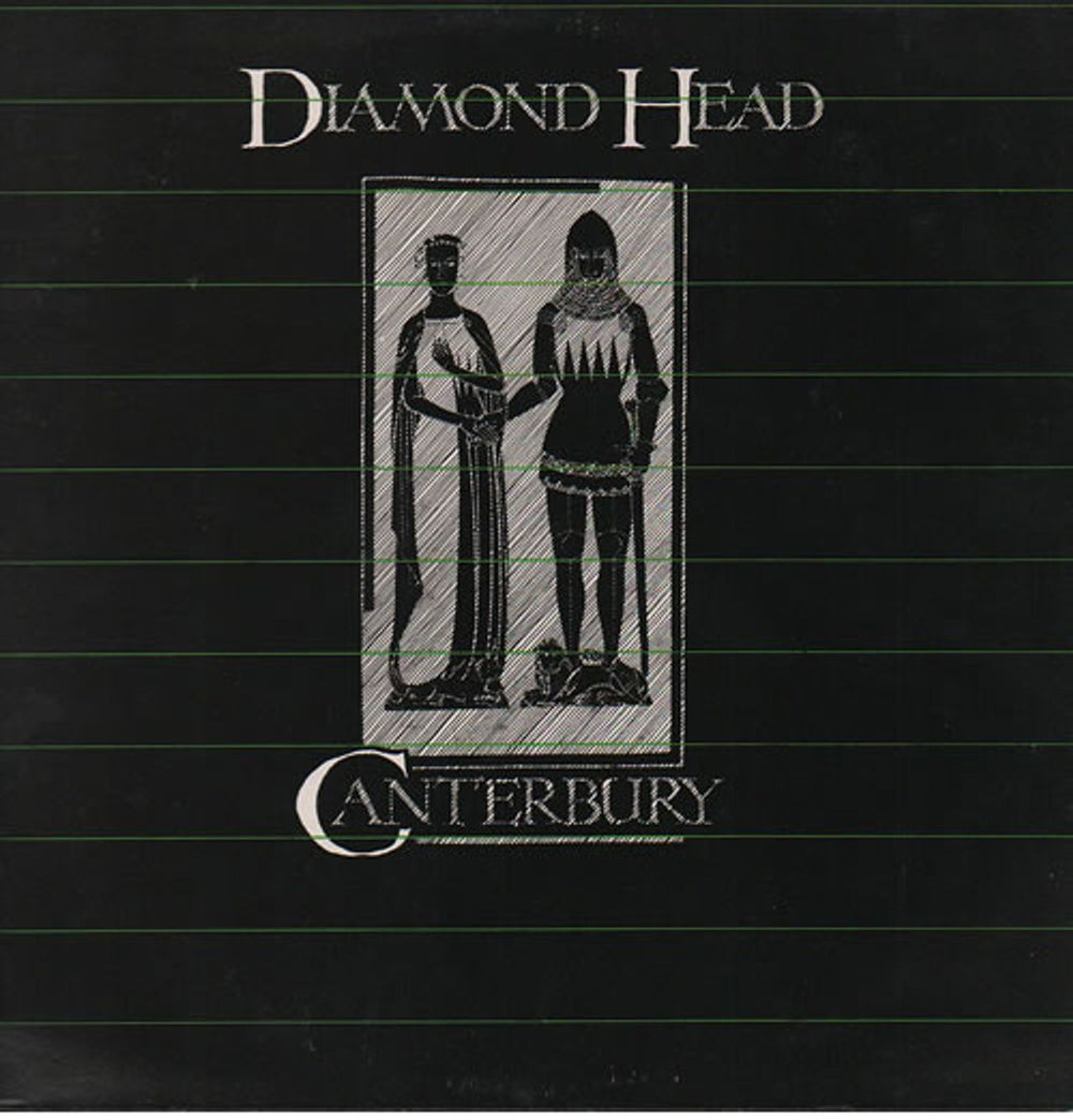 Diamond Head Canterbury + inserts UK vinyl LP album (LP record) DH1002