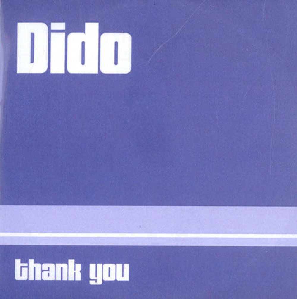 Dido Thank You UK Promo CD-R acetate CDR ACETATE