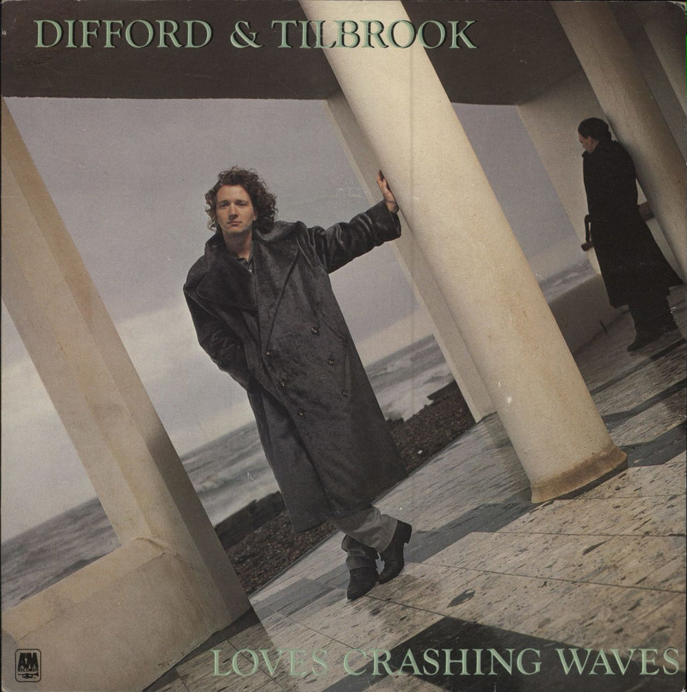 Difford & Tilbrook Loves Crashing Waves - 'A' Label + Sleeve UK Promo 7" vinyl single (7 inch record / 45) AM193