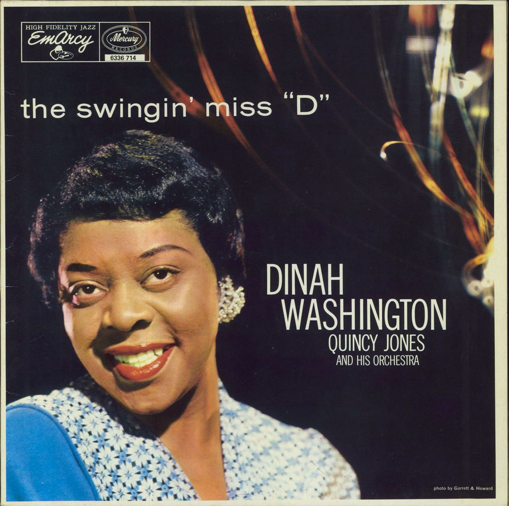 Dinah Washington The Swingin' Miss 'D' Dutch vinyl LP album (LP record) 6336714