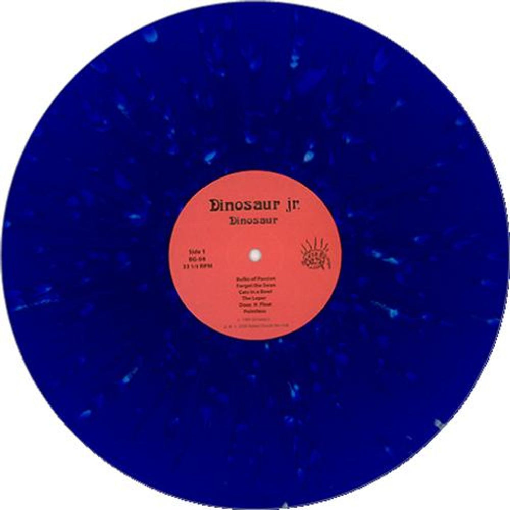 Dinosaur Jr Dinosaur - Blue Splatter Vinyl US vinyl LP album (LP record) DJRLPDI426964