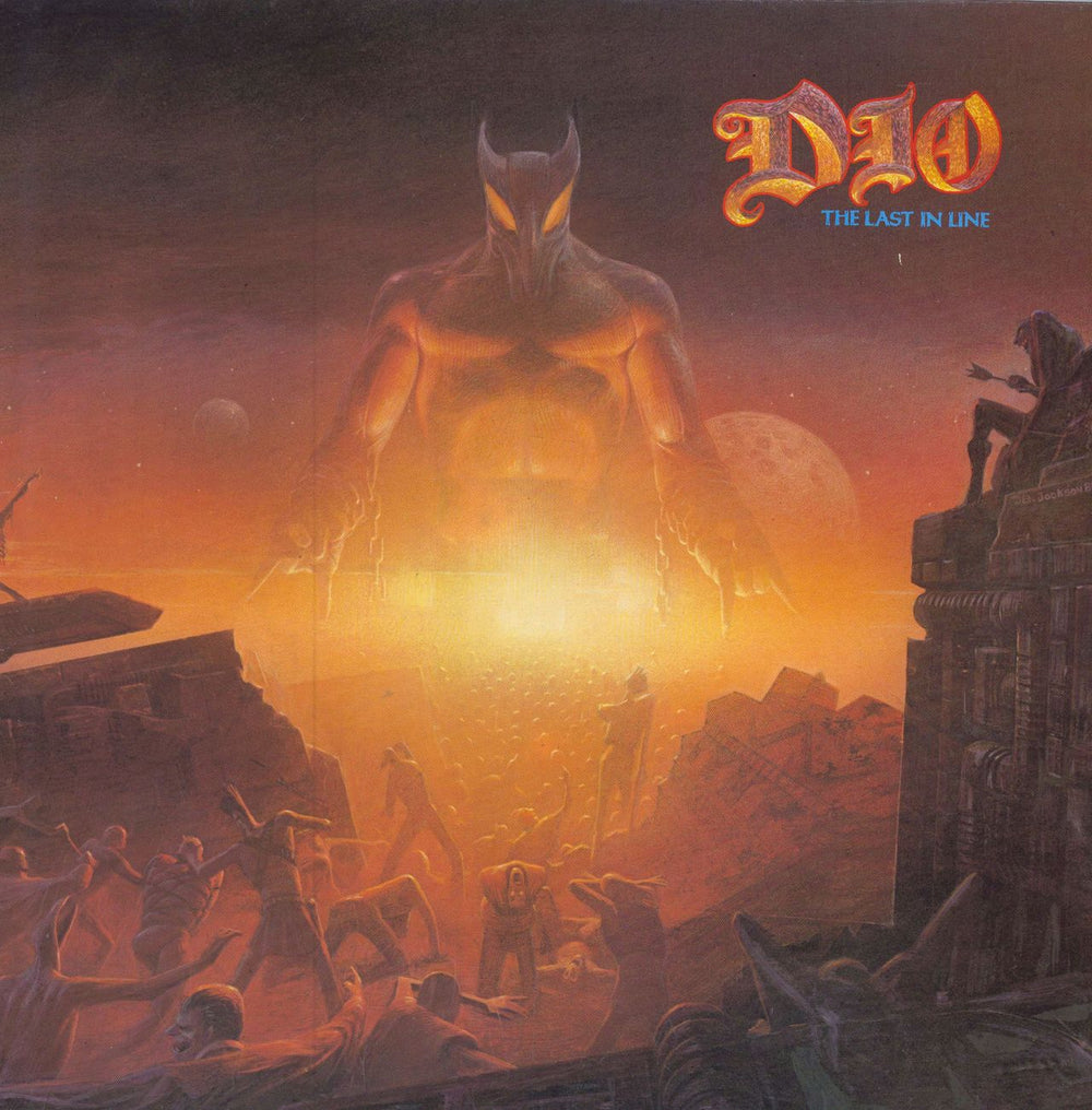 Dio The Last In Line - EX Dutch vinyl LP album (LP record) 822366-1