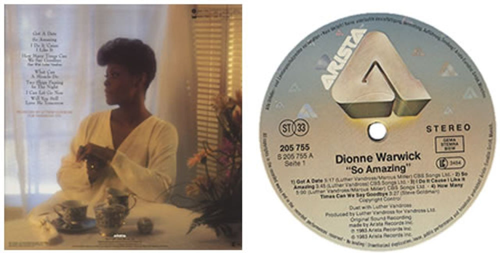 Dionne Warwick How Many Times Can We Say Goodbye German vinyl LP album (LP record) DIWLPHO297905