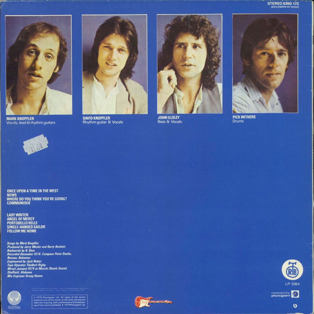 Dire Straits Communique - Platinasta Hype Flash Yugoslavian vinyl LP album (LP record)