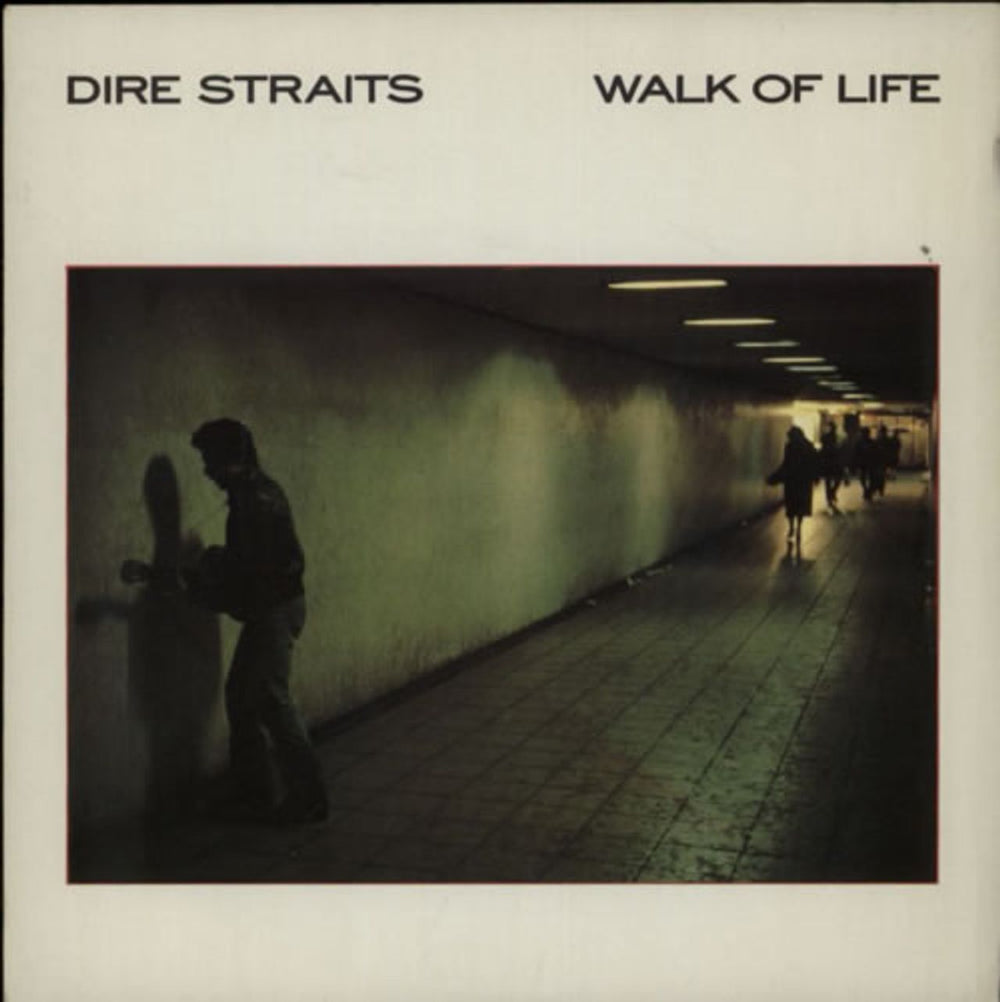 Dire Straits Walk Of Life - paper label UK 7" vinyl single (7 inch record / 45) DSTR12