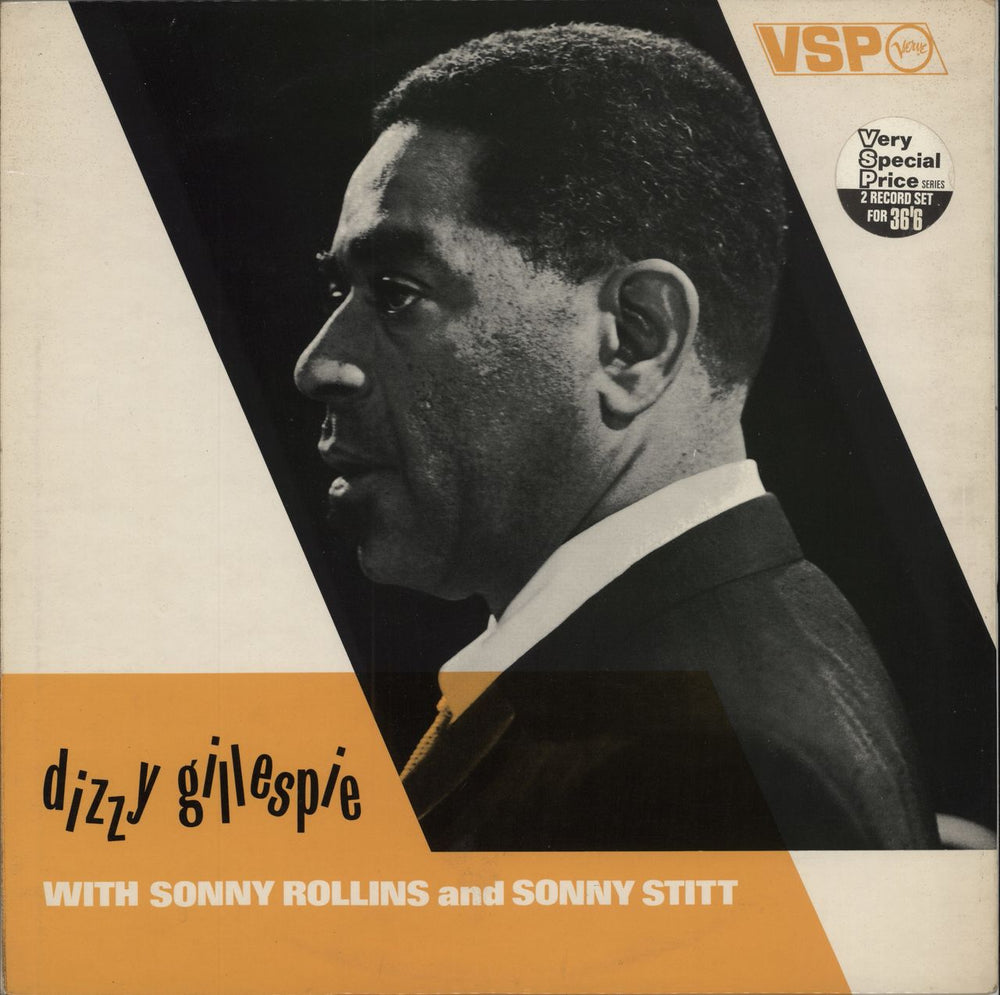 Dizzy Gillespie Dizzy Gillespie With Sonny Rollins & Sonny Stitt - stickered UK 2-LP vinyl record set (Double LP Album) VSP15/16
