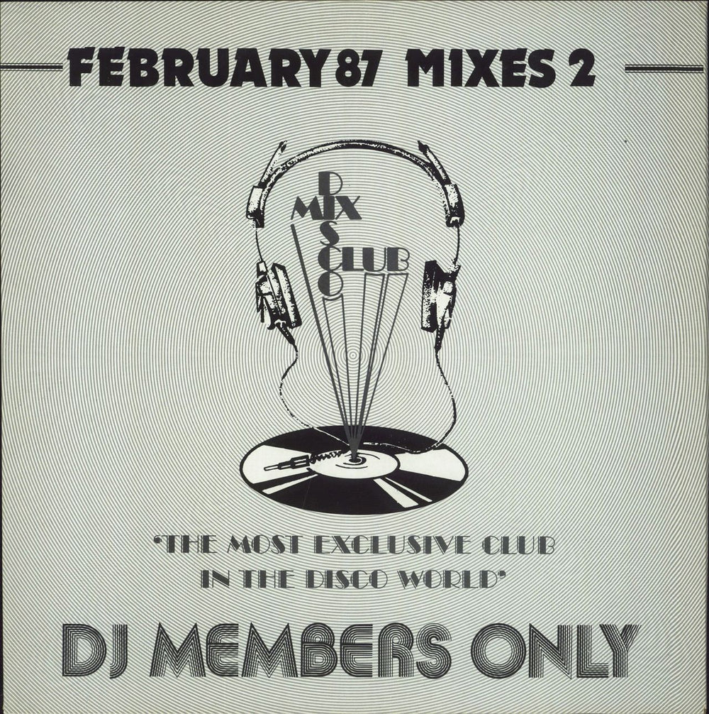 DMC February 87 - Mixes 2 UK Promo 12" vinyl single (12 inch record / Maxi-single) DMC49/2