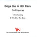 Dogs Die In Hot Cars Godhopping UK Promo CD-R acetate CD-R ACETATE