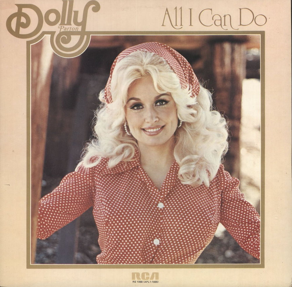 Dolly Parton All I Can Do UK vinyl LP album (LP record) RS1068