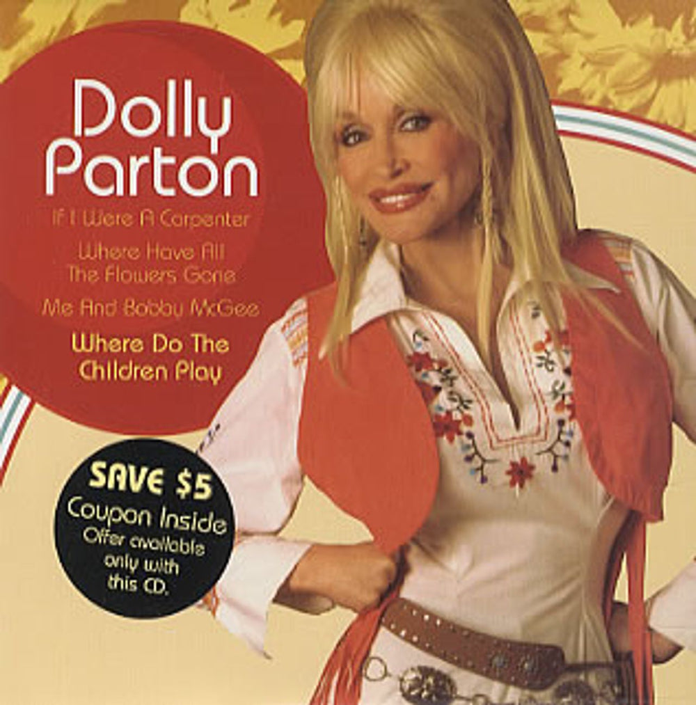 Dolly Parton Those Were the Days - Sampler US CD single (CD5 / 5") SUG-CD-7012