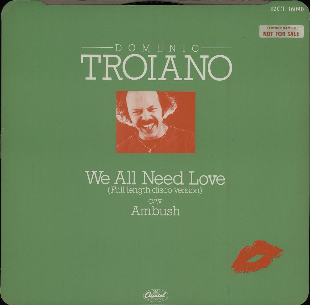 Domenic Troiano We All Need Love UK 12" vinyl single (12 inch record / Maxi-single)