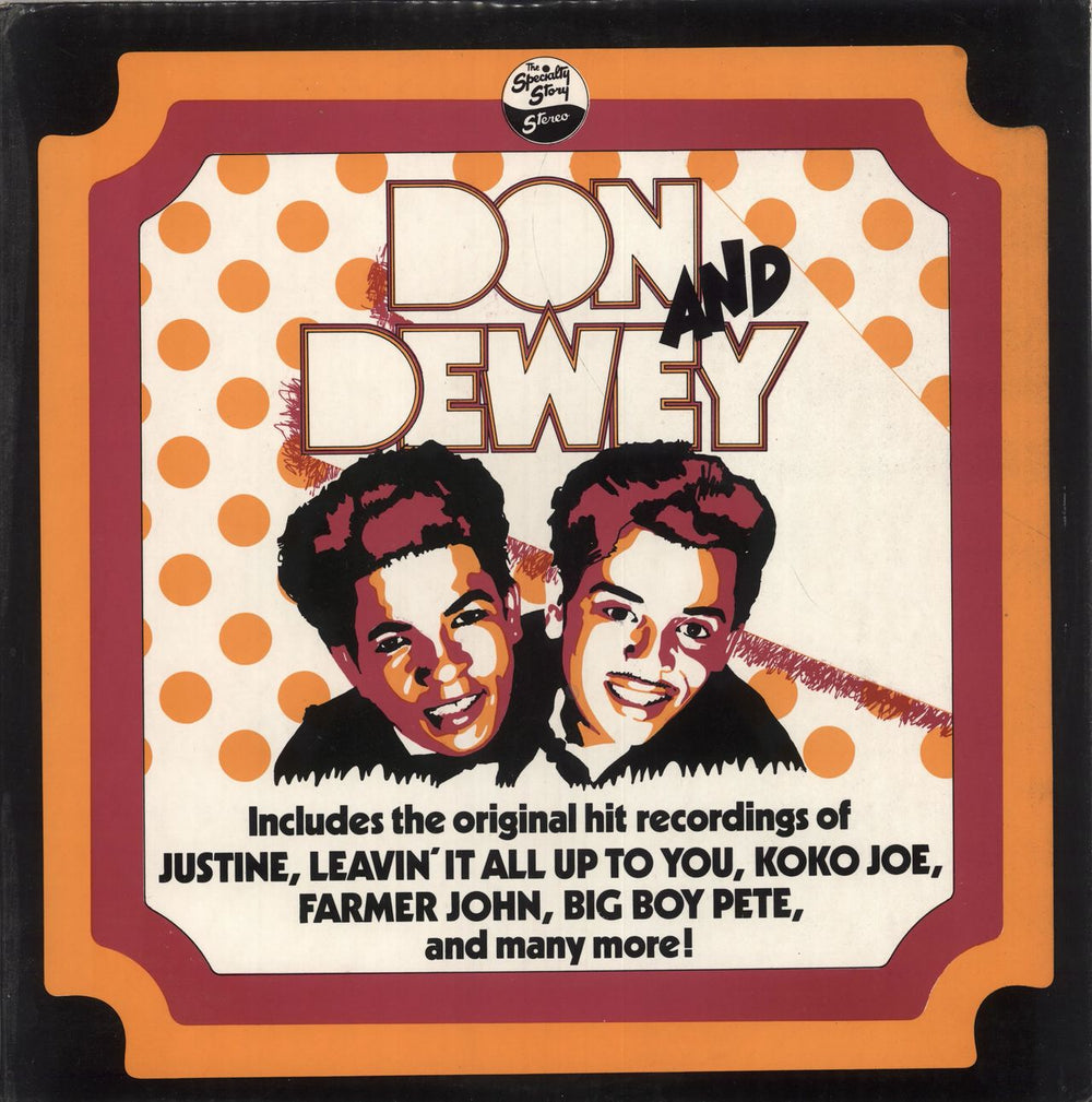 Don And Dewey Don And Dewey UK vinyl LP album (LP record) SNTF5006