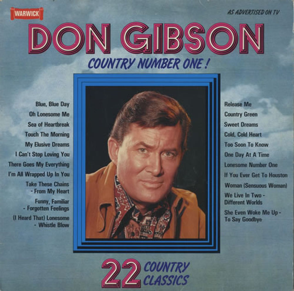 Don Gibson Country Number One ! UK vinyl LP album (LP record) WW5079