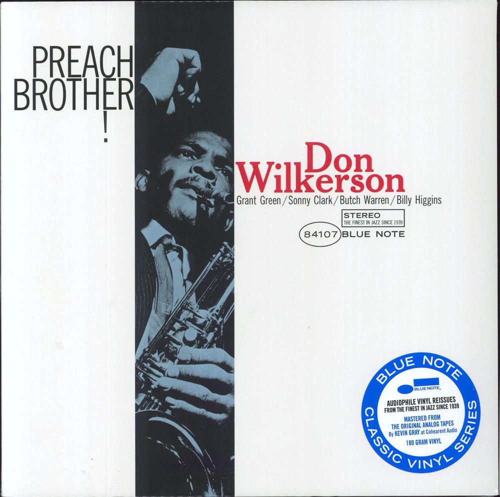 Don Wilkerson Preach Brother! - 180g German vinyl LP album (LP record) 4535287