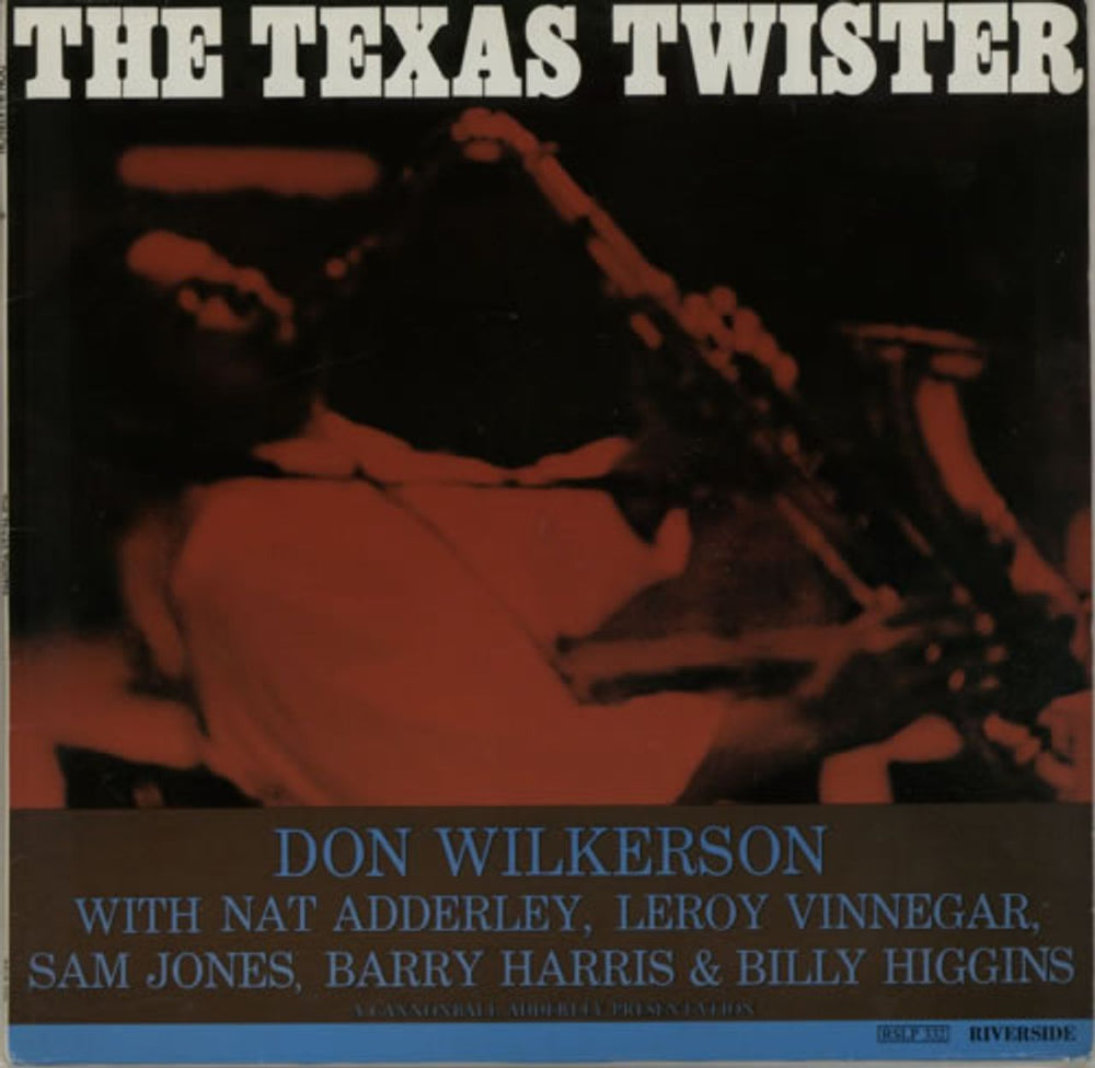 Don Wilkerson The Texas Twister German vinyl LP album (LP record) RSLP332