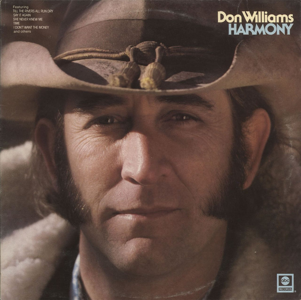 Don Williams Harmony UK vinyl LP album (LP record) ABCL5177