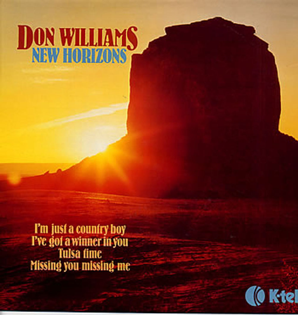 Don Williams New Horizons UK vinyl LP album (LP record) NE1048