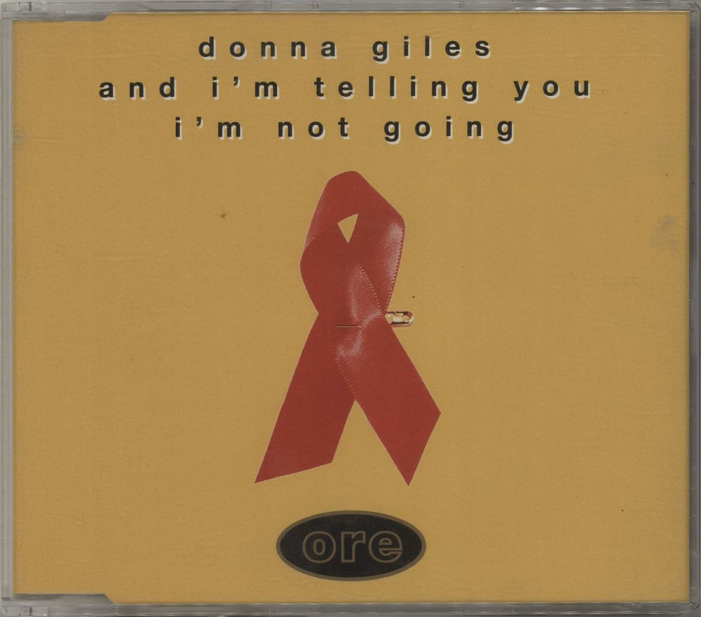Donna Giles And I'm Telling You I'm Not Going UK CD single (CD5 / 5") AGR4CD
