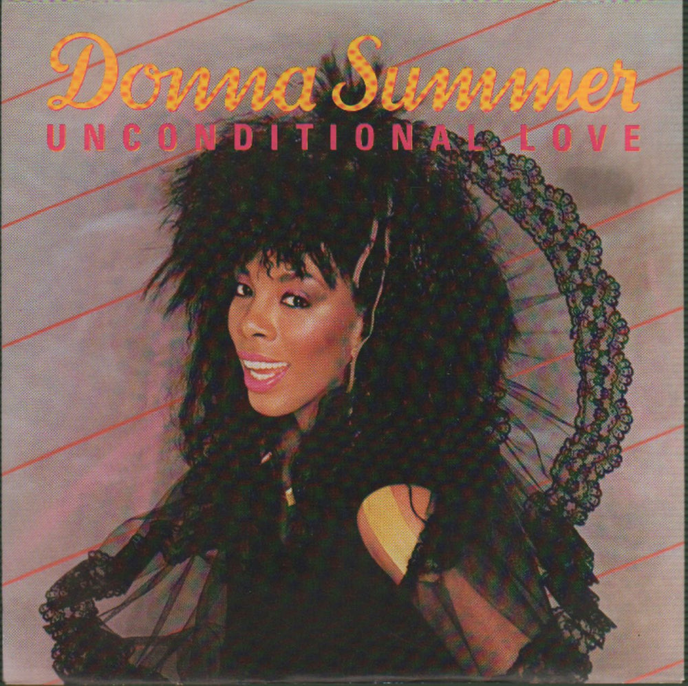 Donna Summer Unconditional Love UK 7" vinyl single (7 inch record / 45) DONNA2