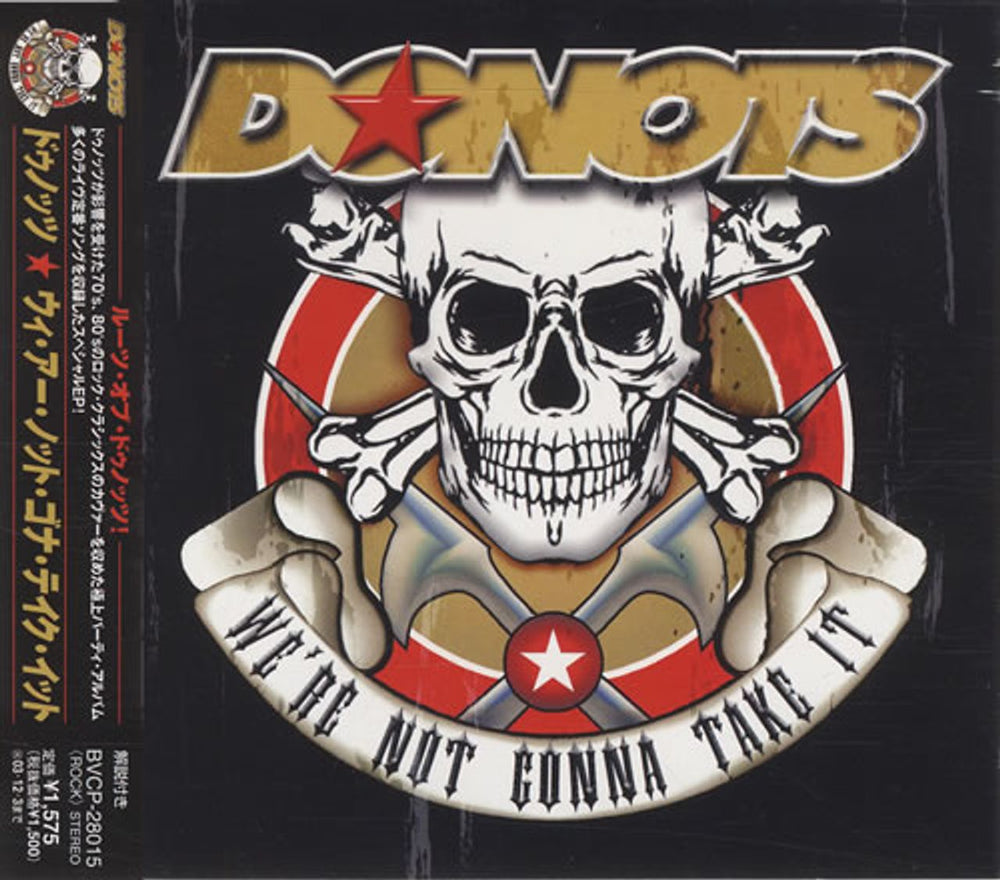 Donots We're Not Gonna Take It Japanese Promo CD album (CDLP) BVCP-28015