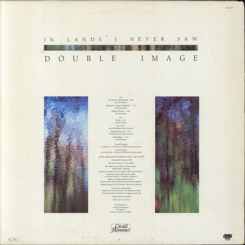 Double Image In Lands I Never Saw UK vinyl LP album (LP record)