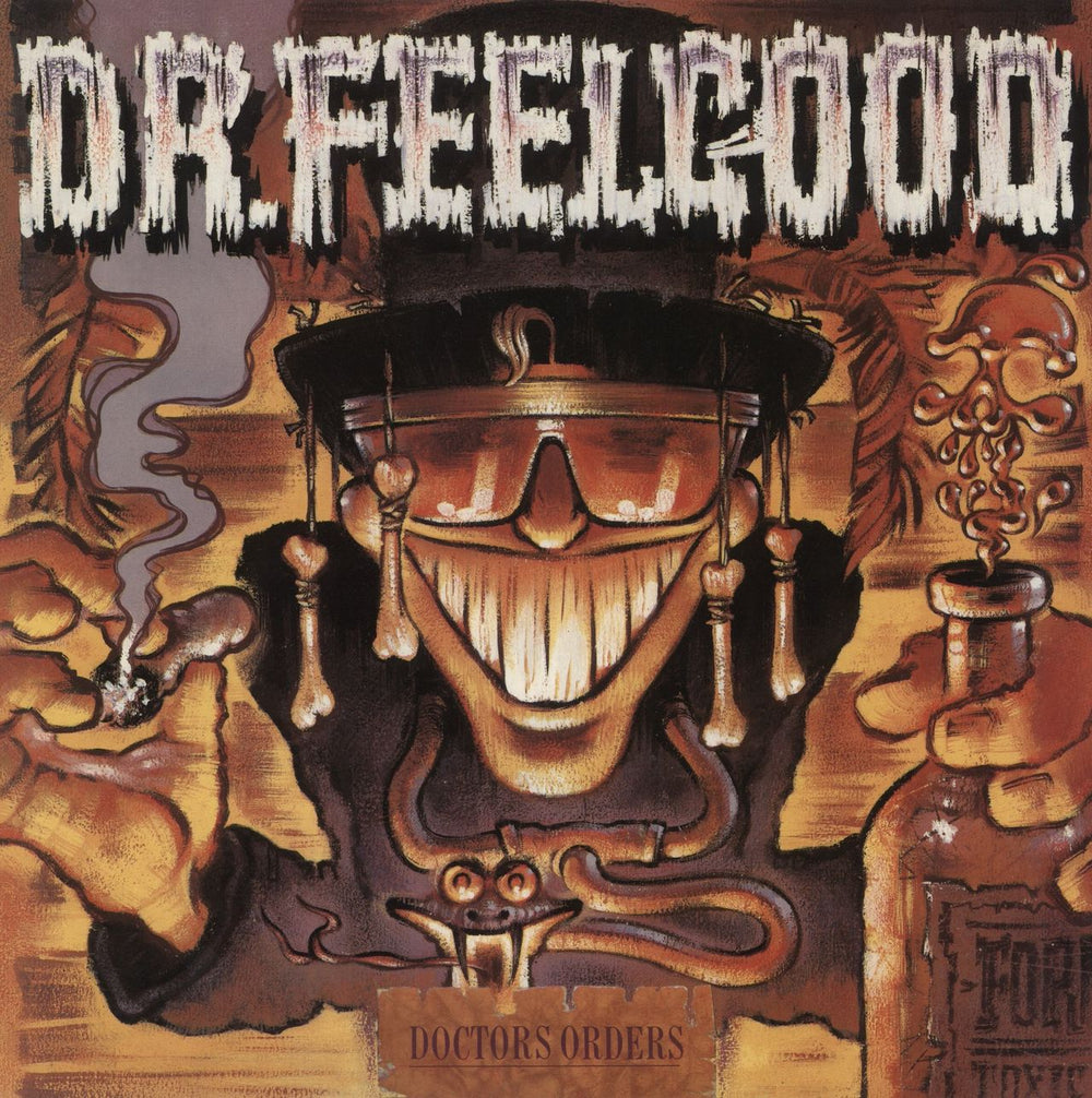 Dr Feelgood Doctors Orders UK vinyl LP album (LP record) FIEND29