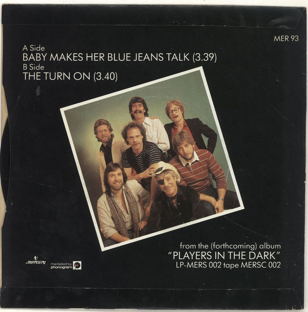 Dr Hook Baby Makes Her Blue Jeans Talk UK 7" vinyl single (7 inch record / 45)