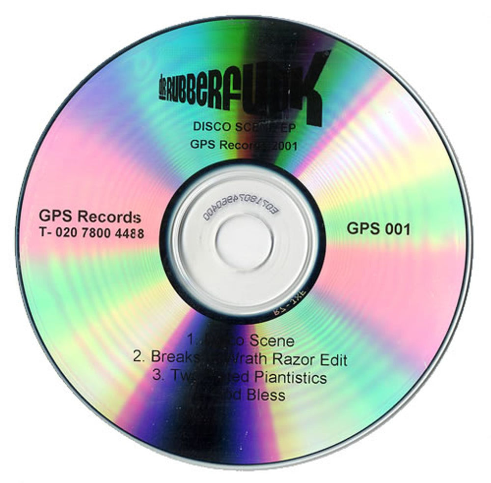 Dr Rubberfunk Disco Scene EP UK Promo CD-R acetate CD-R ACETATE