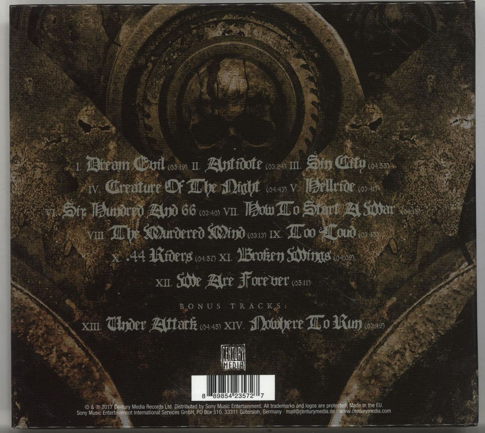 Dream Evil Six German CD album (CDLP) QSXCDSI701001