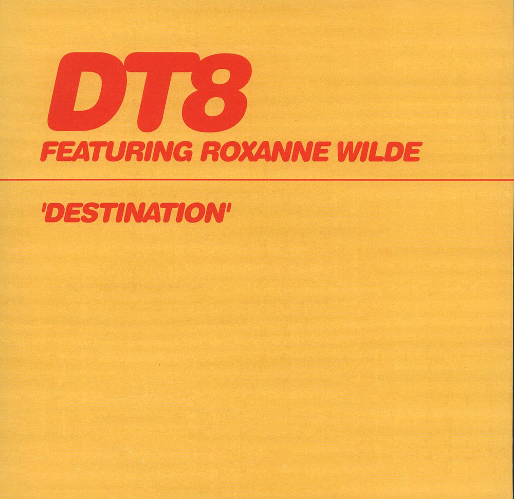 DT8 Destination UK Promo CD-R acetate DT8CRDE243788