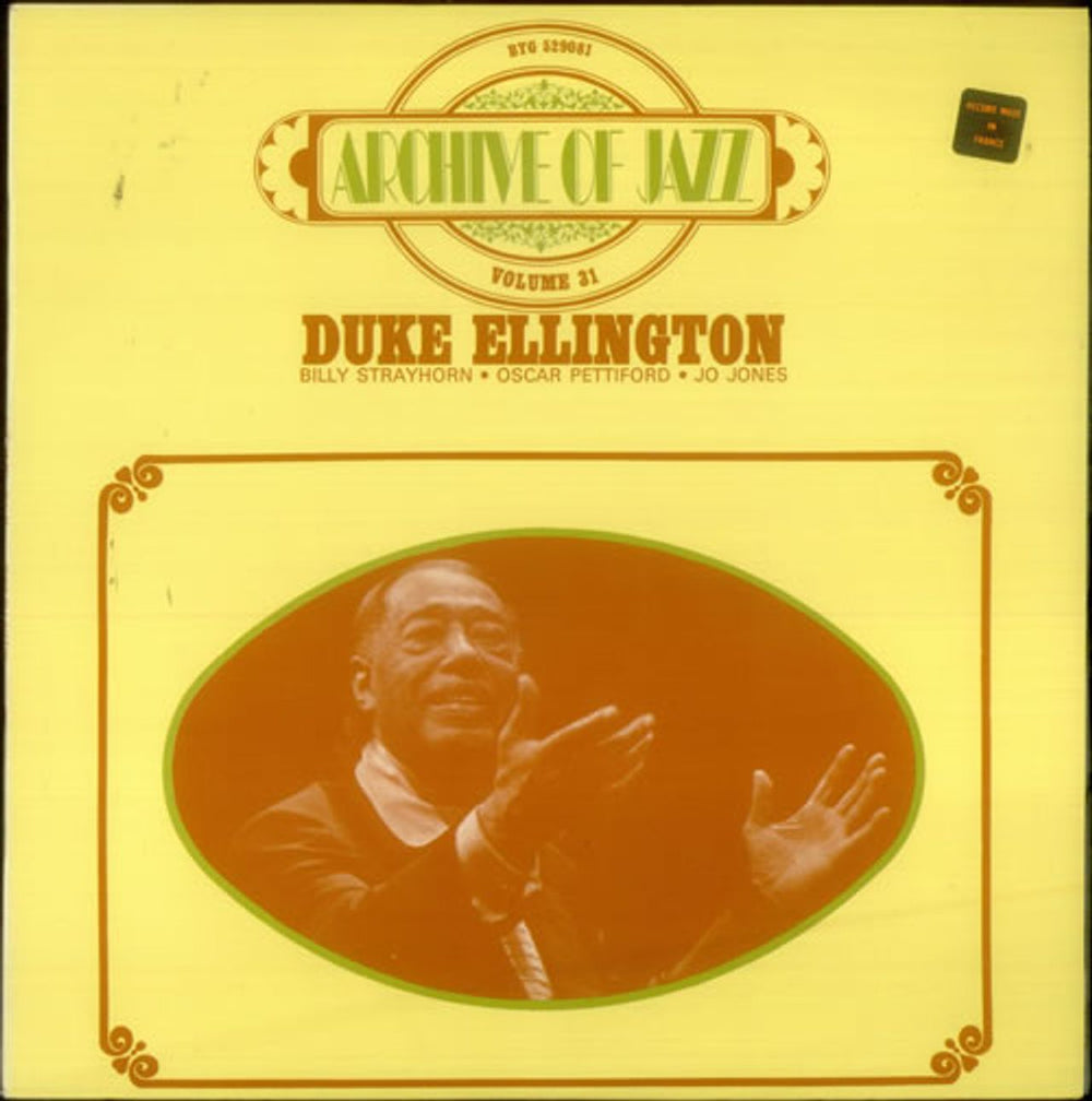 Duke Ellington Archive Of Jazz Volume 31 French vinyl LP album (LP record) BYG529081