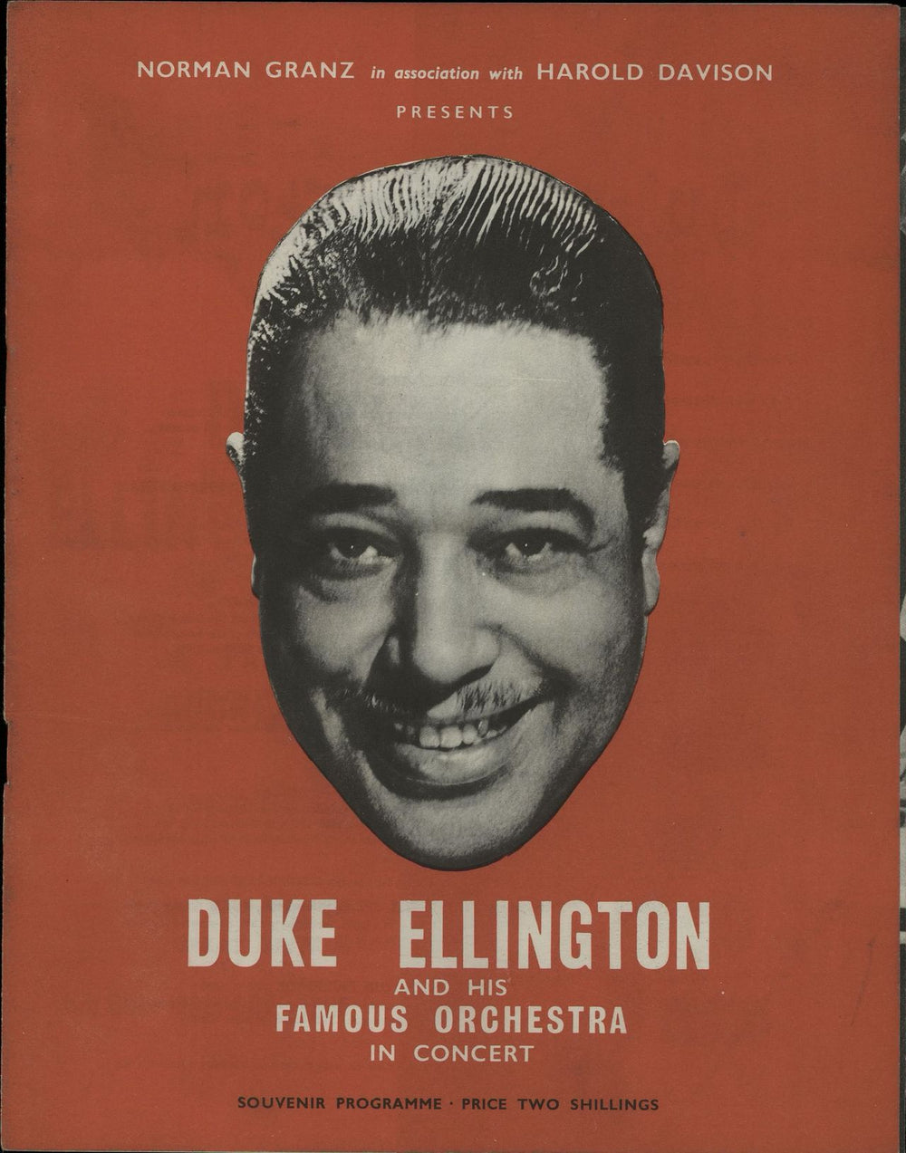 Duke Ellington Duke Ellington And His Famous Orchestra In Concert UK tour programme TOUR PROGRAMME