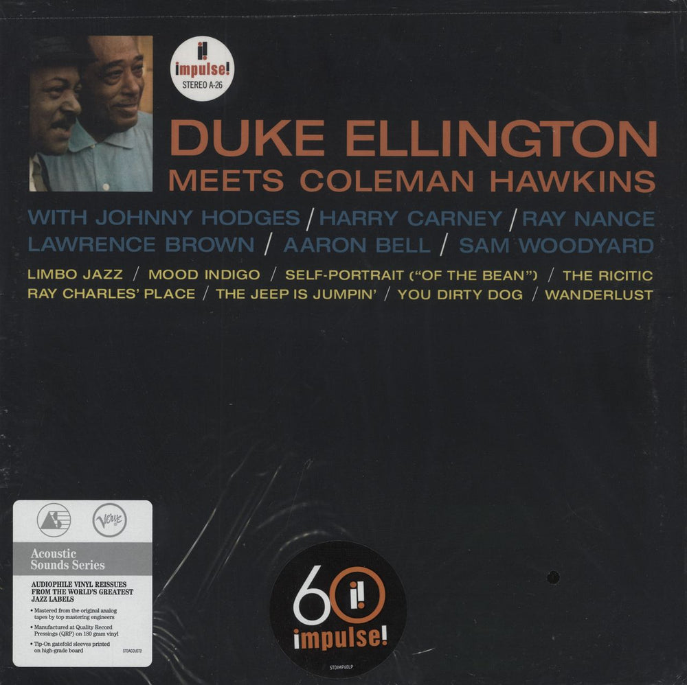 Duke Ellington Duke Ellington Meets Coleman Hawkins - Acoustic Sounds Series - Sealed US vinyl LP album (LP record) B0033795-01