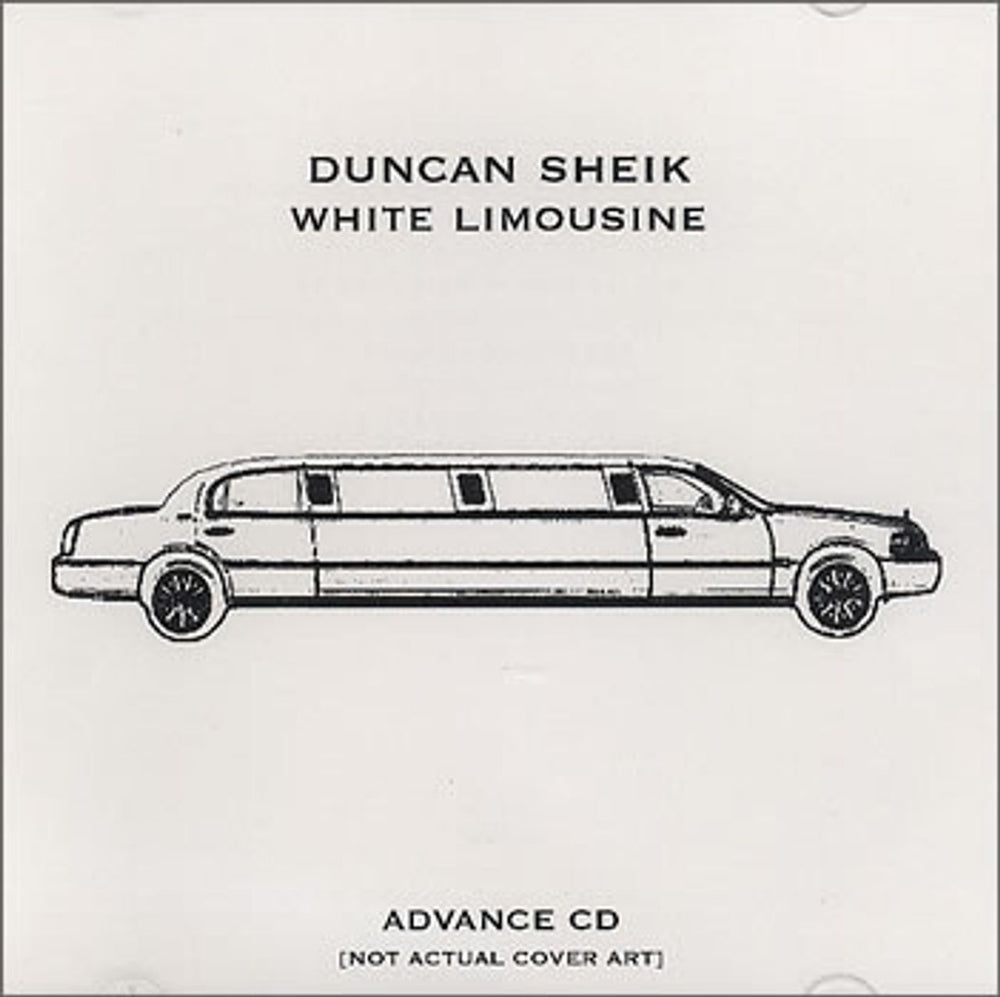 Duncan Sheik White Limousine US Promo CD album (CDLP) 01143-1086-2